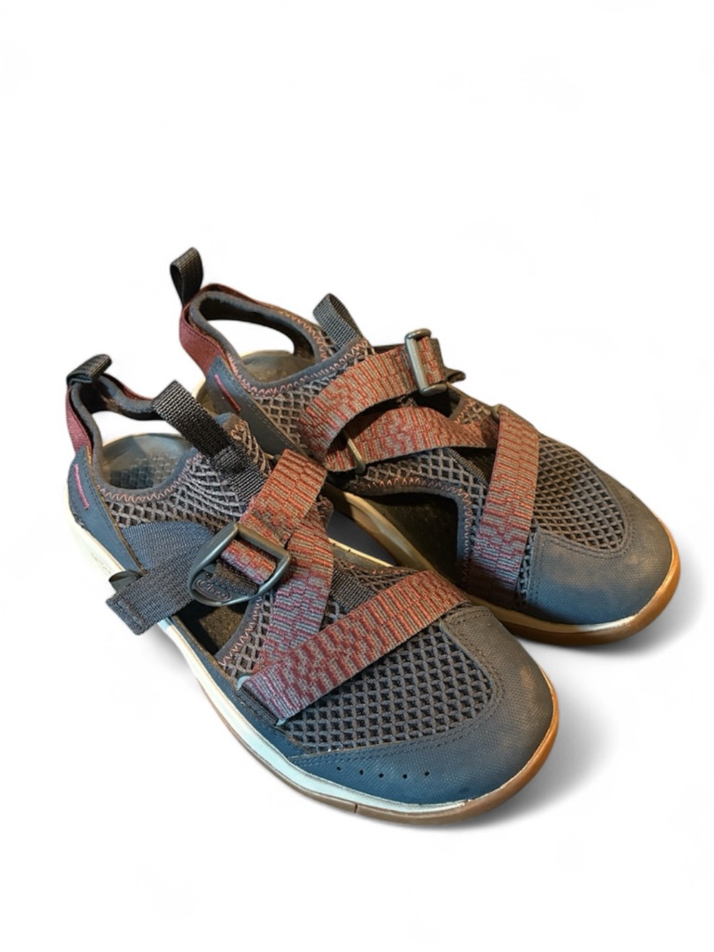 CHACO NWOT Odyssey Sport Sandal Water Shoe in Navy/purple Sz 7
